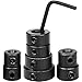 Produktbild Tiefenanschlagringe Set,BESTZY 8 Stück Bohrer Tiefe Stop Collar Ring Positionierer mit Sechskantschlüssel für Bohrer Holzbearbeitung,3-16mm