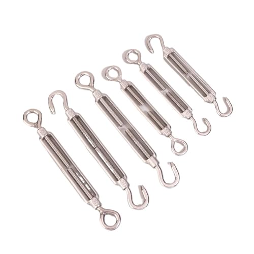 Turnbuckle Hook 1Pc OC/OO/CC Tipo M4 M5 M6 M8 Acero Inoxidable 304 Ajuste para cadenas y cables miniatura 3
