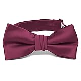Boys' Premium Bow Tie (Raspberry)