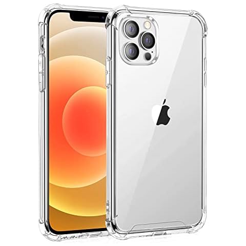 Case for 12 Pro Max, Whioltl Crystal Clear Basic Case, Shockproof Bumper Cover, Anti-Scratch Clear Back, Phone Cover for iPhone 12 Pro Max Smartphone, Transparent Cover