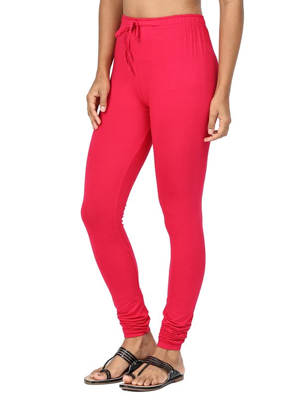 Image of Robinbosky Cotton Churidhar Leggings for Women - Stylish, Stretchable & Flattering Fit for All-Day Comfort