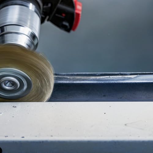 Bosch 1x PRO Steel Longlife Scheibenbürste, gewellter Draht für 6‑mm-Zylinderschaft und Bohrer (Ø 75 mm, Professional Zubehör Bohrmaschine/Schrauber)