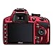 Nikon D3200 24.2 MP CMOS Digital SLR with 18-55mm f/3.5-5.6 AF-S DX VR NIKKOR Zoom Lens (Red)
