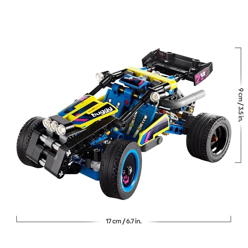Technic Buggy da Corsa, Macchina Giocattolo per Bambini, Bambine, Ragazzi e Ragazze da 8 Anni in su, Veicolo da Costruire Off-Road da Rally, Regalo Amanti Modellini di Auto da Gara 42164 - Lego - Immagine 5