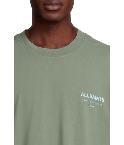 Image of AllSaints Men's Underground Oversized Short Sleeve Crew Neck Shirt