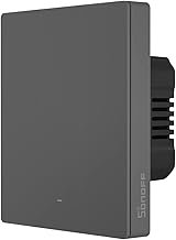 SONOFF Smart Wandschalter,Smart Wlan Lichtschalter,M5-1C-80 1 Gang Smart Home Schalter vom Typ 80,Physische Tasten Schalter,kompatibel mit Alexa,Google Home.Bluetooth Fast Pairing