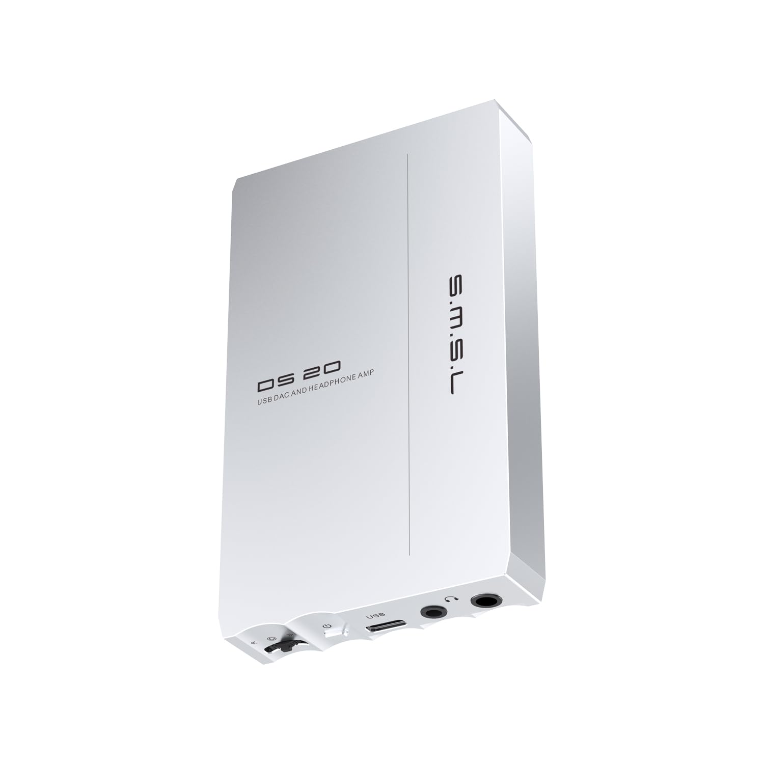 SMSL DS20 Tragbarer DAC - Kopfhörerverstärker, CS43131 - Chip, PLFC - Vollbalancierter Schaltkreis, Unterstützt MQA/DSD, Audiophiler Klang