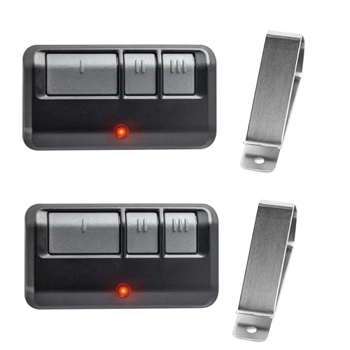 Chamberlain 953EV/EVC 953ESTD Universal Garage Door Opener Remote, Security+ 2.0 MyQ 3-Button - Pack of 2【3-Year-Warranty】