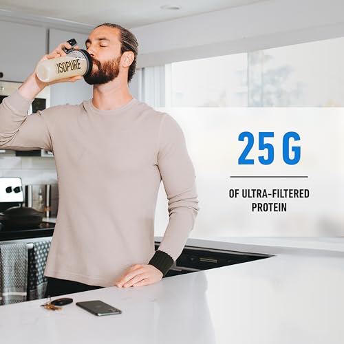 isopure zero carb 100 pure whey isolate protein powder lactose free gluten free with vitamins creamy vanilla 25g protein per serving 1 lb 15 servings packaging may vary