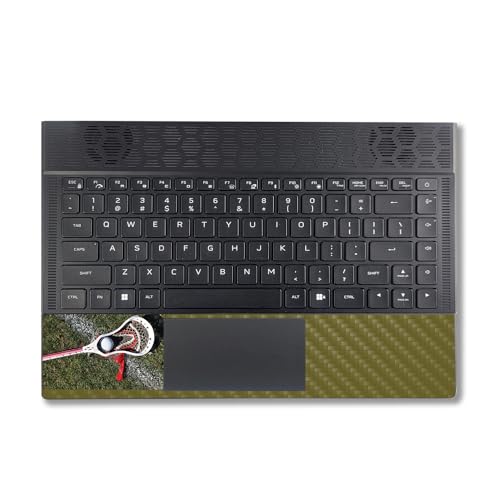 Image of MightySkins Carbon Fiber Skin Compatible With Alienware X14 R2 (2023) Full Wrap Kit - Lacrosse Ball | Protective, Durable Textured Carbon Fiber Finish | Easy To Apply & Change Styles | Made in the USA