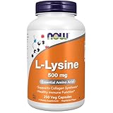 NOW  L-lysine 500 mg, 250 Capsules