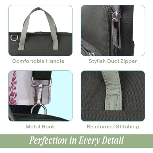Image of Protecta Windfall 15.6 Inch Laptop Bag for Men & Women - Durable, Water-Repellent Office & Travel Macbook Messenger Bag with Padded Laptop Sleeve, Stylish Bag for Work, School and College