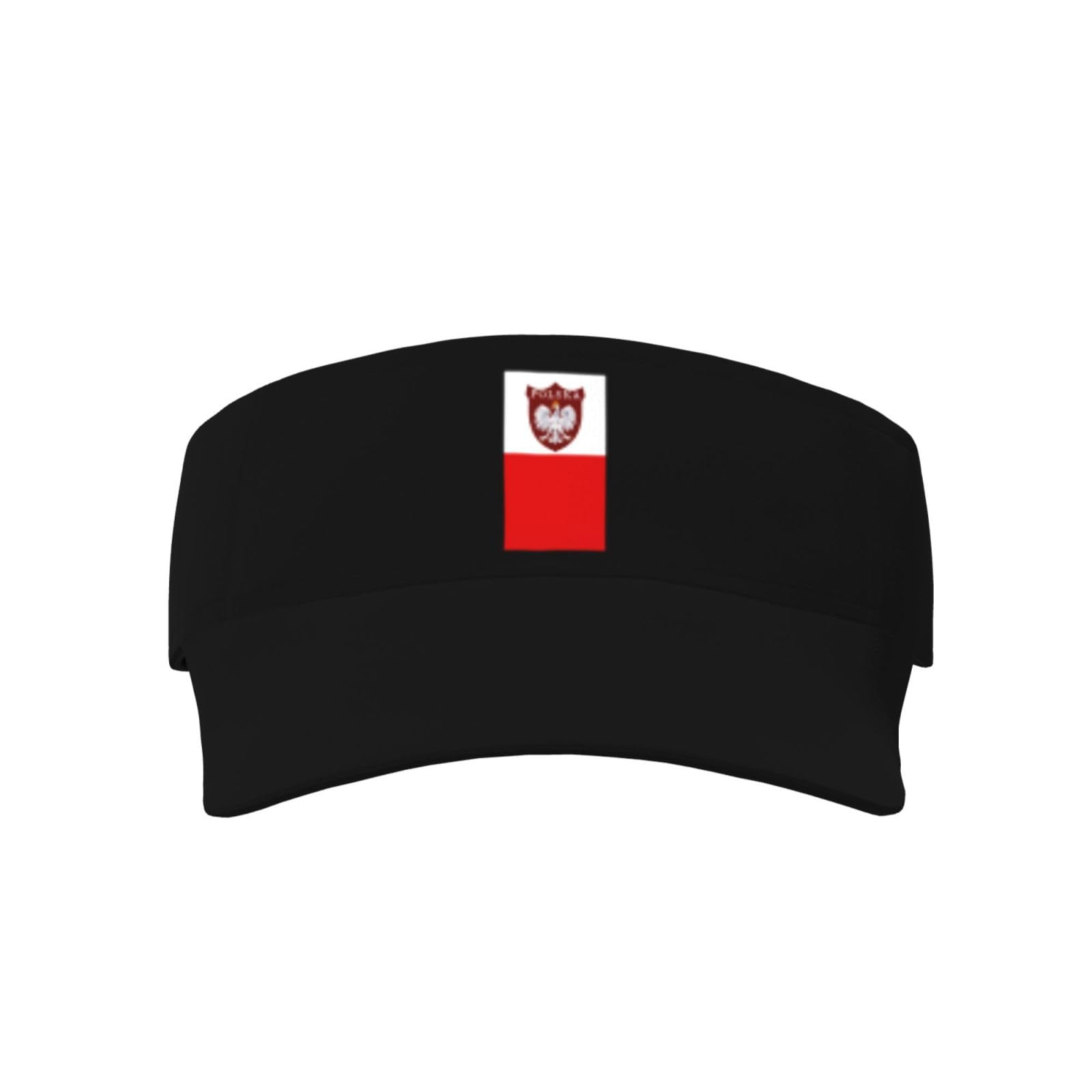 Joisbs Poland Polish Eagle Polska Flag Unisex Sun Visor Cap - Ultimate UV Protection for Stylish Outdoor Fun Black