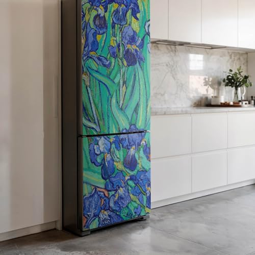 Vinilo para nevera 60x180 cm de lirios que transforma tu cocina moderna 4