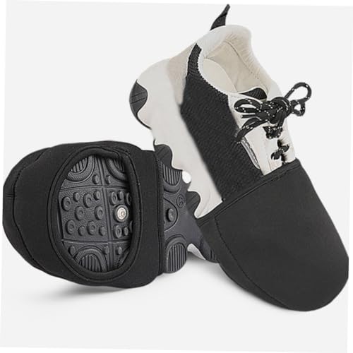 Cubiertas para zapatos de ciclismo VICASKY, 1 par, resistentes al viento y cálidas, para bicicletas de montaña y carretera, protectores duraderos, ajuste elástico, color negro miniatura 7