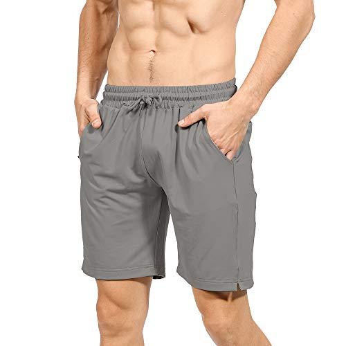 ZIOLOMA Mens 2 in 1 Workout Athletic Running Shorts Quick Dry 7
