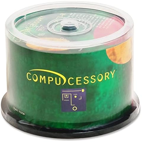 CCS72250 - Compucessory CD Recordable Media - CD-R - 52x - 700 MB - 50 Pack Spindle Cover