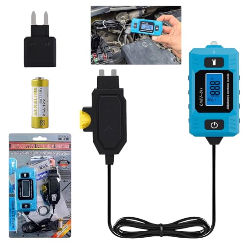 Car Fuse Tester Automotive Circuit Tester(0.01A~19.99A) with Battery