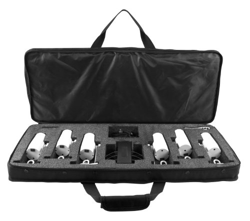 CHAUVET DJ EZpin IRC LED Pin Spot Light 6-Pack w/IRC-6 Remote & VIP Gear Bag