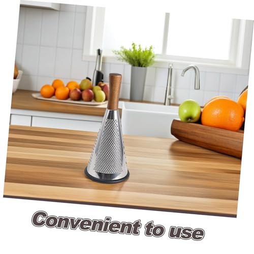 Rallador manual de queso Luxshiny de metal para cocina miniatura 3