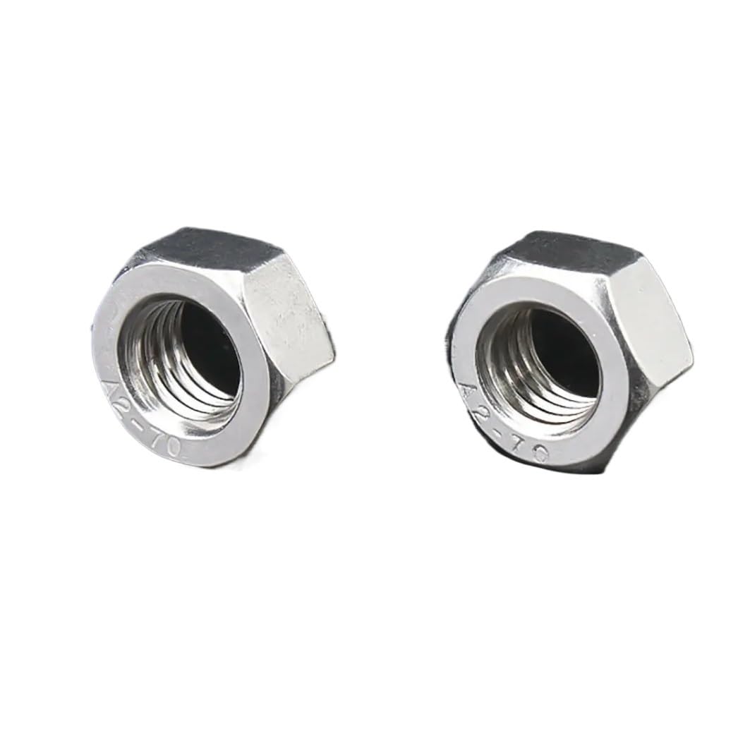 M4~M16 Left and Right Hand Thread Hex Nut Set 304 A2 Stainless Steel Positive and Reverse Thread Hexagon Nuts Kit(M8)