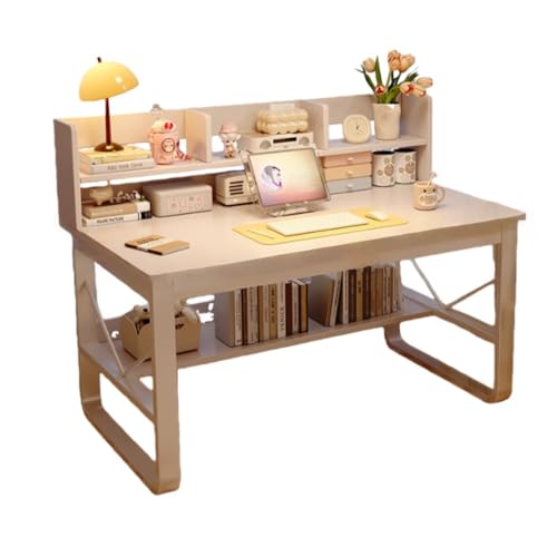 TIMDU �w�K���p�\�R�����b�N�V���v���Ȏd���w�K�I�t�� �׋��� �h��� �f�X�N�Z�b�g �w�K�����Z���w�����������@�\�z�[���I�t�B�X �g���ȒP (���C�ނ��g�p�������ɗD�����X�^�C��,�z���C�g + �z���C�g�t���[�� 100cm)