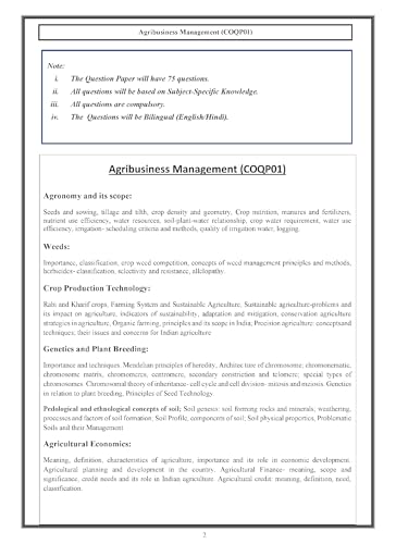 Image of CUET PG Agribusiness Management Chapterwise Question Bank for 2026 Exam | Includes Previous Years (2022-2025) Exam Paper
