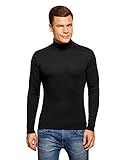 In Frankreich designed oodji Ultra Herren Rollkragenpullover Basic (2er-Pack), Schwarz, DE 46-48 / S