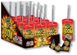 Kandy Ka-Boom Sour Cherry Popping Candy, 0.56 oz (Pack of 12)
