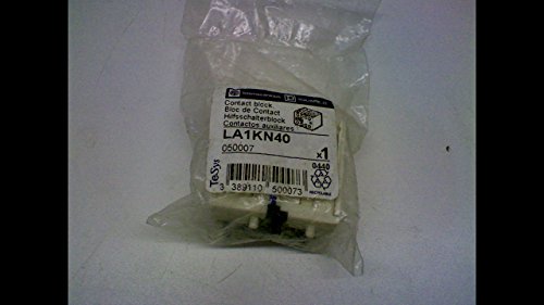 Telemecanique La1kn40 Auxiliary Contact Block, 575 Vac, 10 Amp, Iec La1kn40