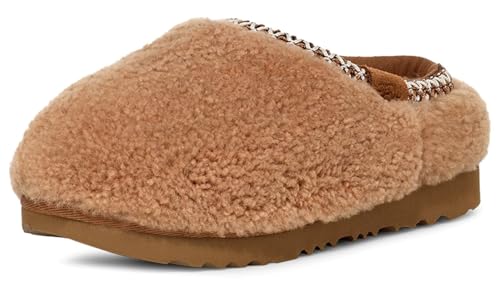 UGG Kids K Tasman Maxi Curly Slipper Chestnut 13