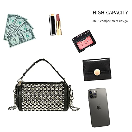 Buddy Handbag Women Rivet Shell Bag Fashion Tassel Shoulder Crossbody Bag Chic Tote Purse3