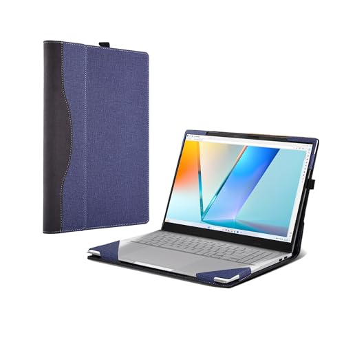 Funda para Laptop ASUS Vivobook S16 16" PU Cuero Azul miniatura 1