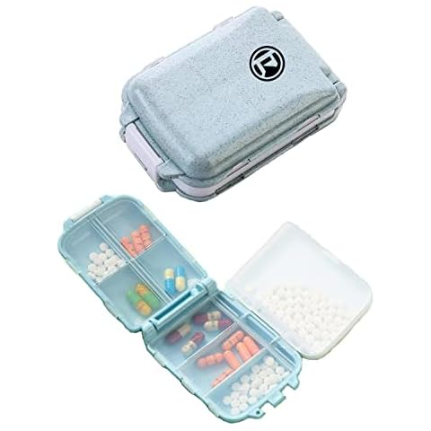 Weekly Pill Box 7 Day Pill Case Organiser Portable Medication Dispenser Cover