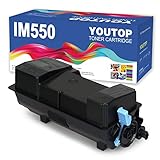 YOUTOP IM550 Black Toner Cartridge Remanufactured 418477 Toner Replacement for RICOH IM550 IM600 IM600SRF P800 P801 Printer, 1 Pack