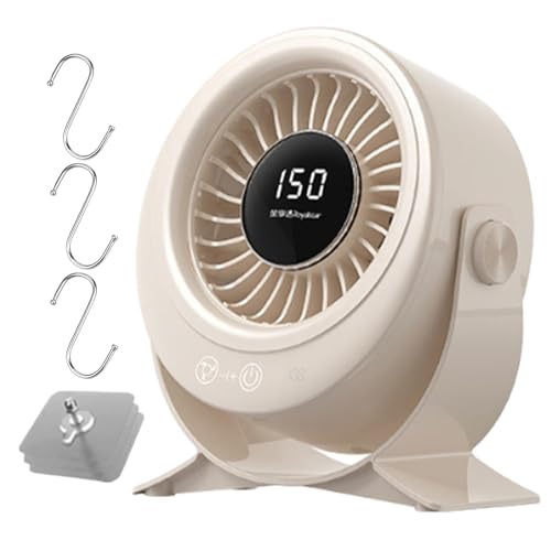 Ventilateur mural rechargeable à 150 vitesses pour bureau