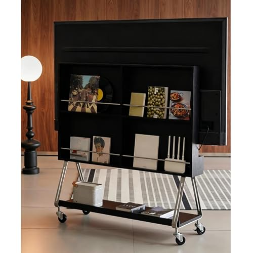 Soporte móvil para TV con altura ajustable para 55-65 pulgadas miniatura 7