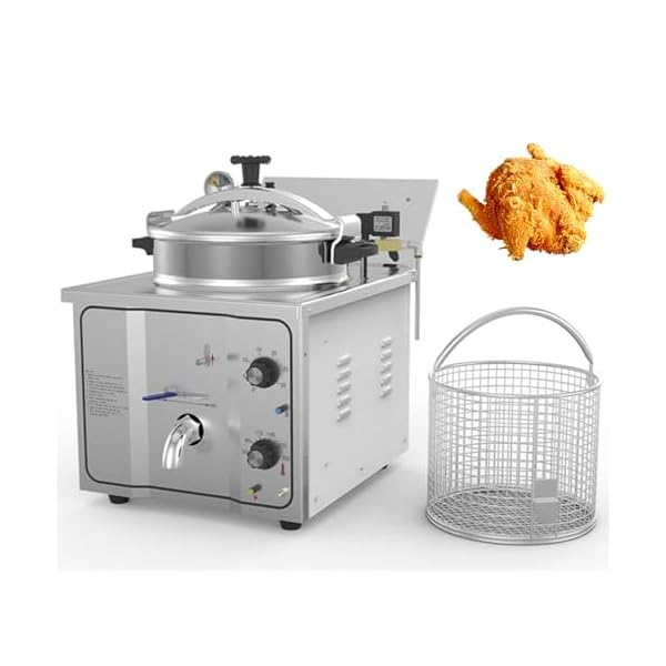   16L-High-Pressure-Fried-Chicken-Machine-110V-Chicken-Pressure-Fryer-Counter-Top-Electric-Deep-Fryer-With-Thermostat-Food-Oven-Fryer-Fried-Delicacies-Stainless-Steel-3000W