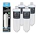 Price comparison product image FilterLogic FFL-111B Fridge Water Filter Compatible With Bosch CS-52, 640565, Siemens, Neff, 3M Cuno, Abode AT2002 Safelock, AP1-C301-S, 70020025600; Indesit 8668597, C00094379, C00097913 (4 Pack)