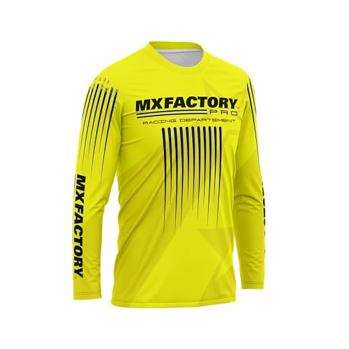 Maillot bmx respirant anti-transpiration conçu pour pilote de supermoto et enduro