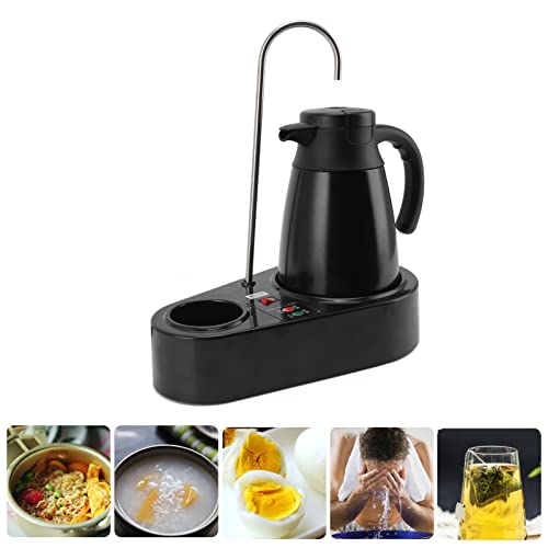 Hervidor eléctrico portátil 1.2 litros acero inoxidable miniatura 7