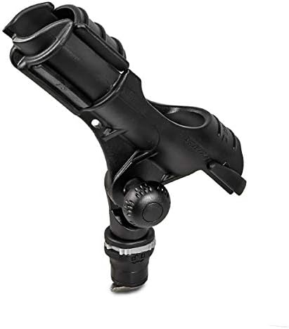 RAILBLAZA Kayak Fishing Rod Holder II with MiniPort Track Mount for Baitcasting, Spinning, Offshore, and Fly Reels