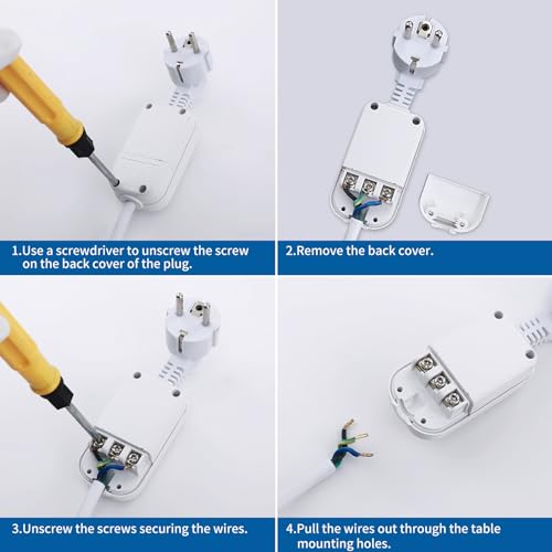 HOMELODY Durchlauferhitzer 230V Elektrischer Wasserhahn,Schwarz Küchenarmatur mit Durchlauferhitzer Wasserhahn,Camping, Wasserhahn Küche 360° Swivel