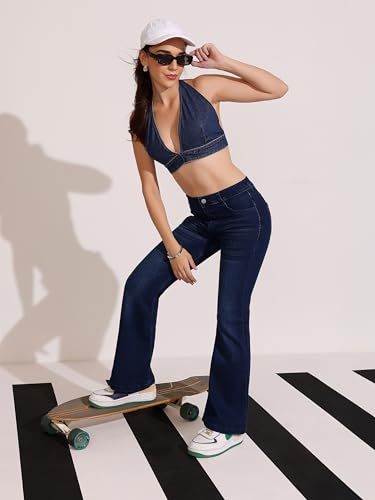 Image of Dolce Crudo High Rise Bootcut Jeans for Women