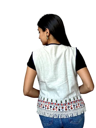 Image of Prijam Women's Embroiderd Ethnic CT RL 38 jacket or koti