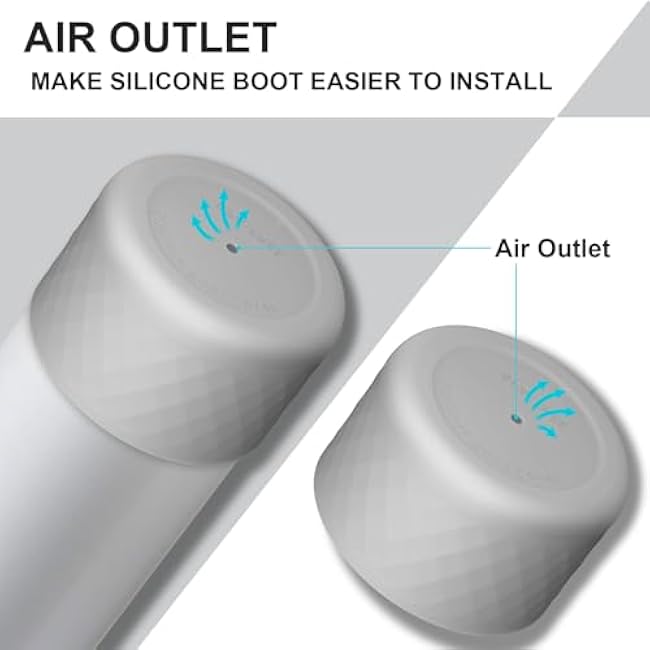 Silicone Boot for Owala Water Bottle 24 oz 32 oz 40 oz, Anti-Slip Protective Sleeve for FreeSip/Twist/Flip Stainless Steel Water Bottles Accessories