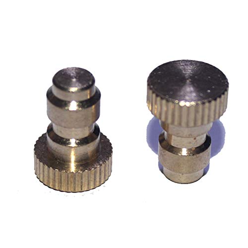 Outdoor Guy Paintball Airsoft PCP Connection Hex 8MM Quick Connect Male Dust Plug/Blind Plug X2 PCS