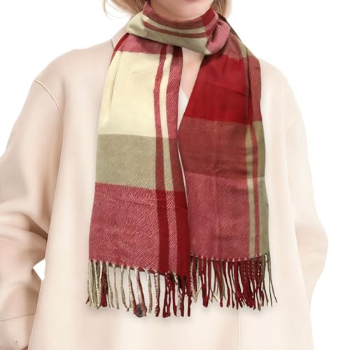 Kaempe Presentes originais de Natal para mulher, cachecol para mulher, presente amigo invisível cachorro Mulher em caixa, cachecóis de inverno para mulher, xailes, ideias presente para o aniversário