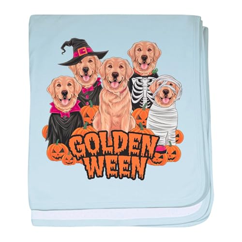 CafePress Golden Ween: A Halloween Celebration for Golden Re Baby Blanket, Super Soft Newborn Swaddle