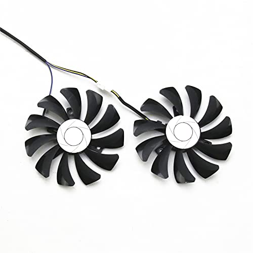 Bestparts Ventilateur de refroidissement pour carte graphique et vidéo pour MSI GTX 1060 960 P106-100 P106 HA9010H12F-Z 85 mm 4 broches